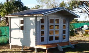 YZY kithomes display cabin in Coffs Harbour