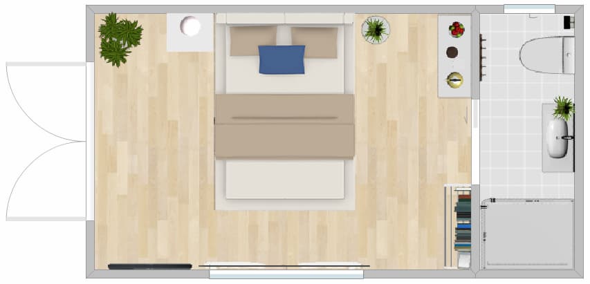 custom cabin floor plan