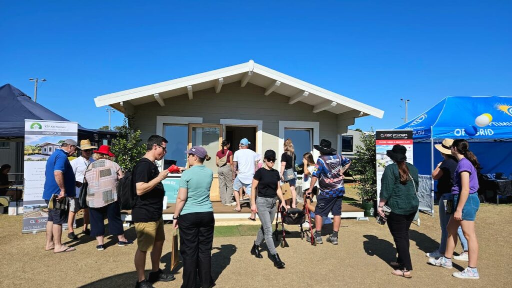 Attendees At Brisbane Tiny Homes Expo