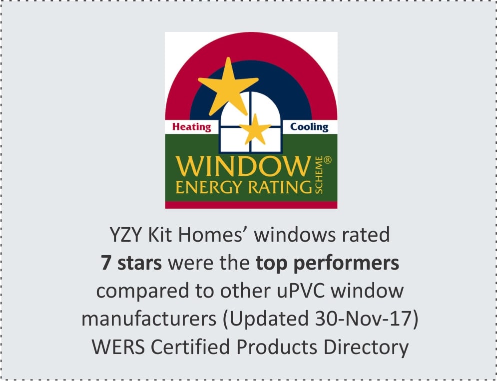 YZY granny flats windows energy rating