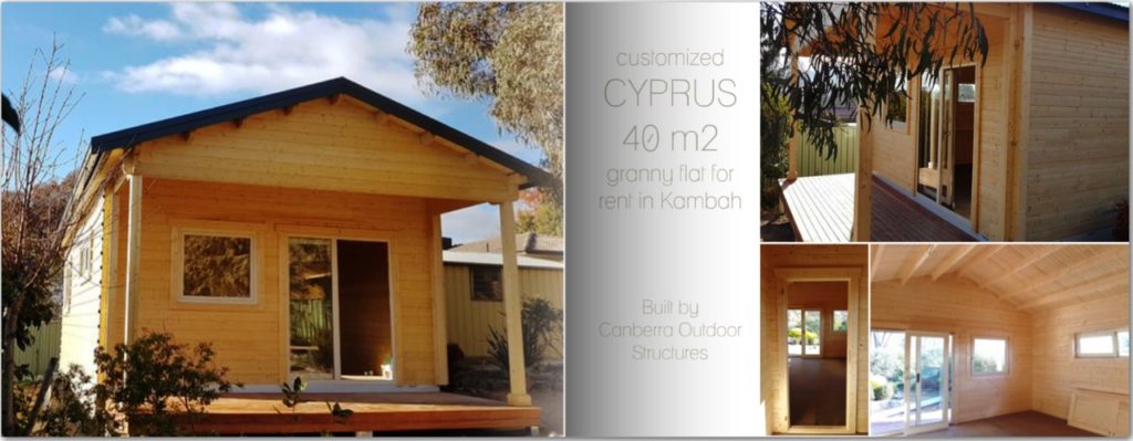 Granny flat Cyprus 2017 custom built for rent in act